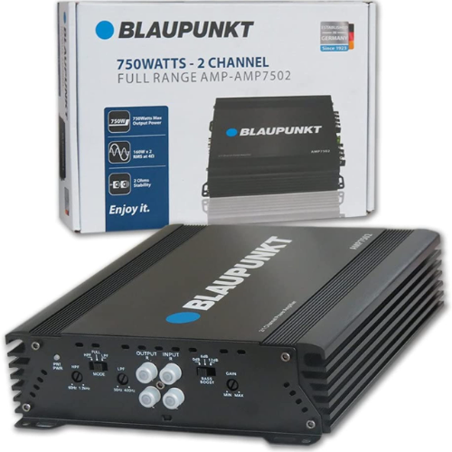 635AMPLIFICADOR BLAUPUNKT AMP-7502PRO 1500W CLASE AB 2 CANALES