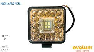 738FARO DE LED CUADRADO EVO-5038 4" 123W 12V-24V