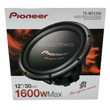 834SUBWOOFER PIONEER TS-W312S4 12″ 1600W