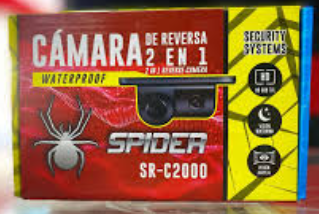 236CAMARA DE REVERSA SPIDER 2 EN 1 WATERPROOF SR-C2000