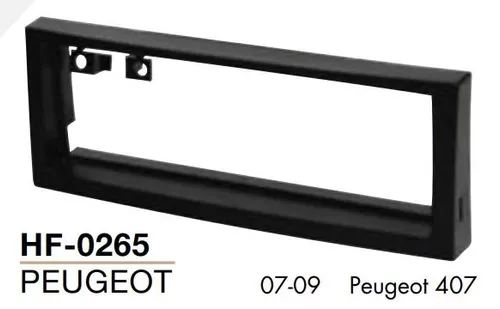 828FRENTE HF-0265 PEUGEOT 1 DIN MODELO:PEGEOT 407 AÑO:07-09 HF AUDIO