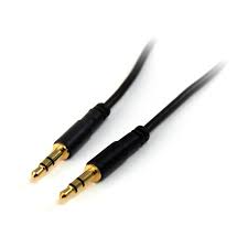 813CABLE DE AUDIO ESTEREO MINI JACK PLUG 3.5mm - Macho a Macho 91cm