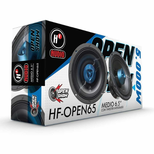 9MEDIO RANGO OPEN SHOW HF AUDIO HF-OPEN65 6.5" 5,000W 2 VIAS