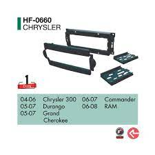 396FRENTE HF-0660 1 DIN Chrysler, Dodge y Jeep 04-08