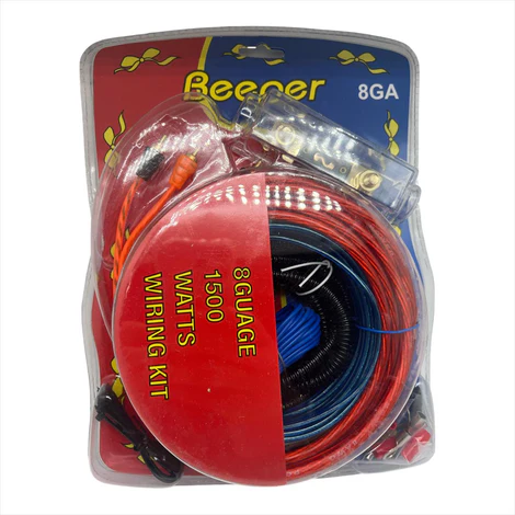 522KIT DE CABLE PARA INSTALACION KIT8-BEEPER 8GA 1,500W 2 Y 2 MACHOS