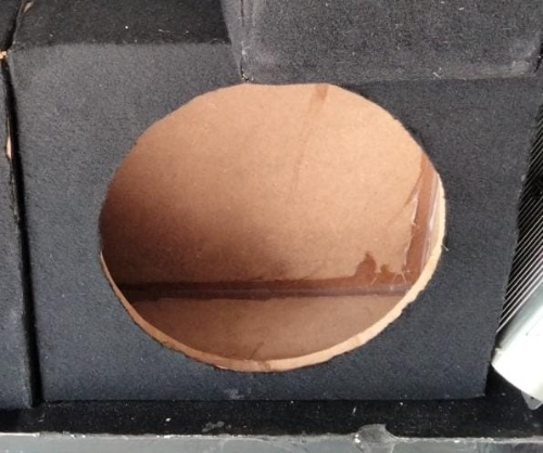 846CAJON PARA BOCINA DE 12" NEGRO