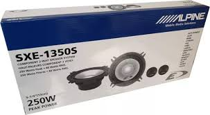 807COMPONENTE COAXIAL ALPINE 5 1/4" SXE-1350S 250W 2 VIAS