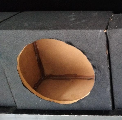 847CAJON PARA BOCINA DE 12" NEGRO