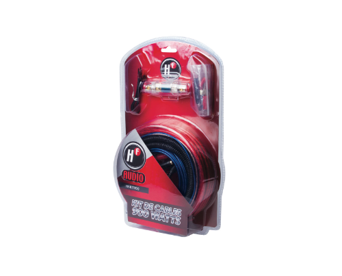 259KIT DE CABLE DE INSTALACION DE WOOFER HF AUDIO HF-KIT900 900W