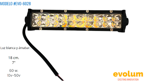 297FARO DE LED EVO-6028 7″ 60W 20 LEDS 10V-50V
