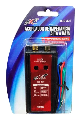 471HI-LOW ACOPLADOR DE IMPEDANCIA CON REMOTO ALTAS-BAJAS DXR 030-327 30W 12V