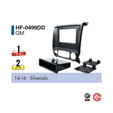 513FRENTE HF-0499DD 1 Y 2 DIN Chevrolet Silverado 14-15