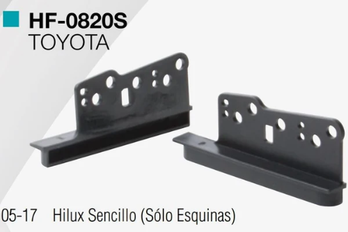 266FRENTE HF-0820S 1 DIN Toyota Hilux Sencillo 05-17