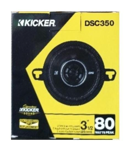 27BOCINAS KICKER DSC350 3.5" 80W 2 VIAS