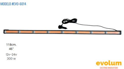353BARRA LED EVO-6014 8 MODULOS 118CM 300W