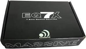 226ECUALIZADOR EQ7X MASSIVE AUDIO 7 BANDAS 1 Y 2 DIN