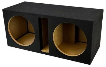 432CAJON MDF PARA 2 WOOFER DE 12" PORTEADO CON DISEÑO