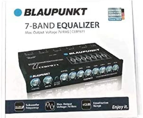 603ECUALIZADOR PARAMETRICO 7 BANDAS BLAUPUNKT CEBP871 7V Frecuencia de bajos