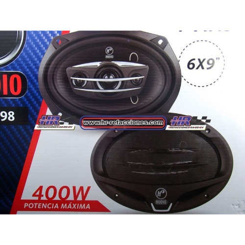 549BOCINAS COAXIAL HF-698 6X9″ 400W 4 VIAS