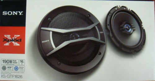 652BOCINAS XS-GTF1626 6-1/2″ 190W 2 VIAS