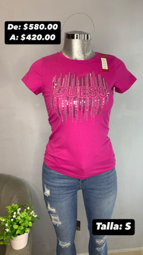 Playera Dama Guess Frances Tee
