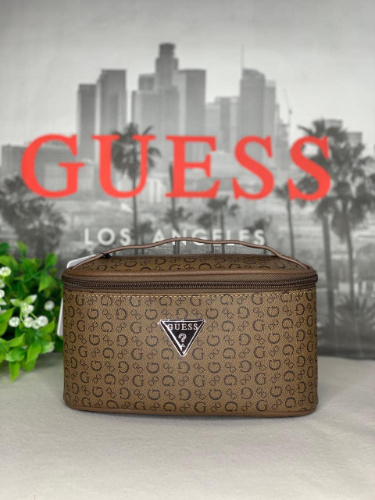Cosmetiquera Guess café