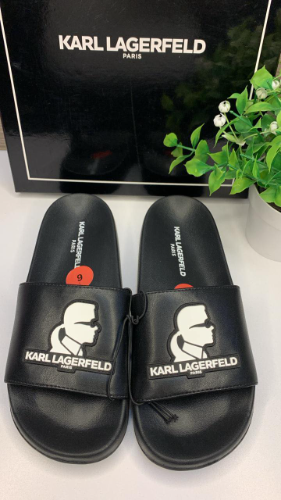 Sandalias Karl lagerfield negro blanco 8