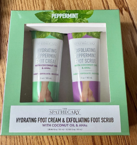 HYDRATING FOOT CREAM AND EXFO