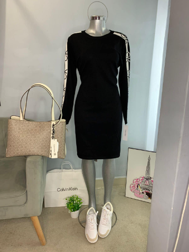 CD4W2BJ6 VESTIDO CK NEGRO XL