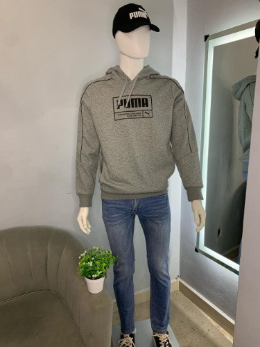 Sudadera puma gris hom M