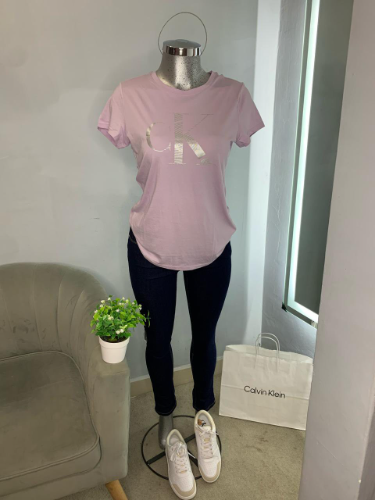 Playera morado CK M mujer