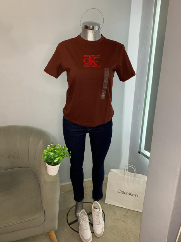 Playera rojo CK mujer S CK