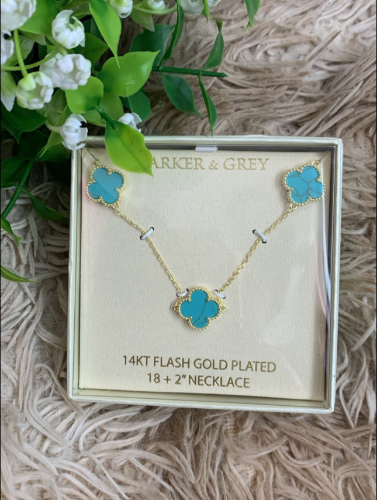 Parker grey necklace