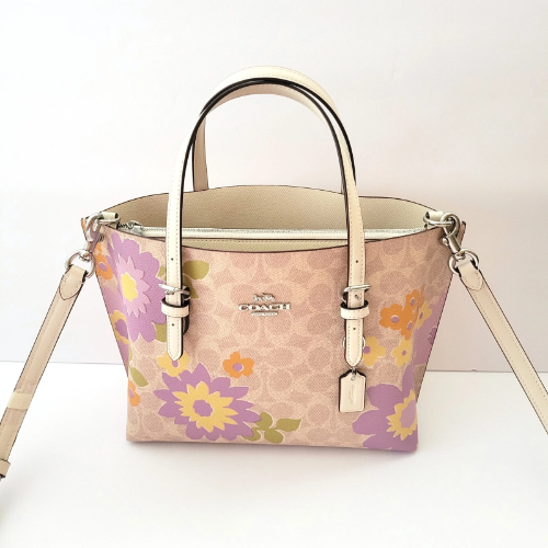 Bolso de Mano Coach CBT23 Estampado Floral Firma Mollie 25 Arena Multi Bolso