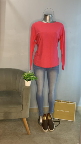 Playera manga larga rosa MK Muj S