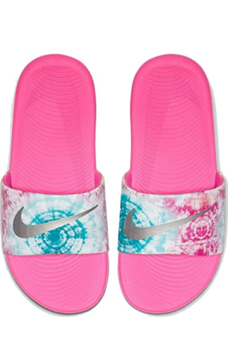 Chinelas Nike rosadas talla 11c