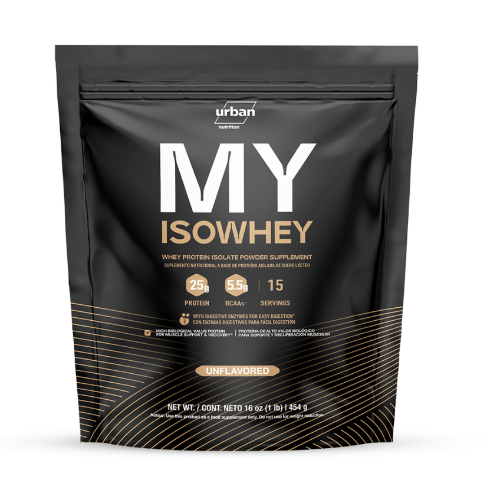Proteina en polvo sin sabor 1 lb Urban nutrition