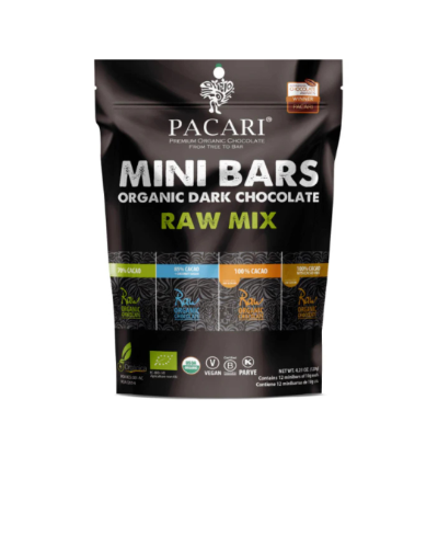 Mini bars raw mix x 12 Pacari