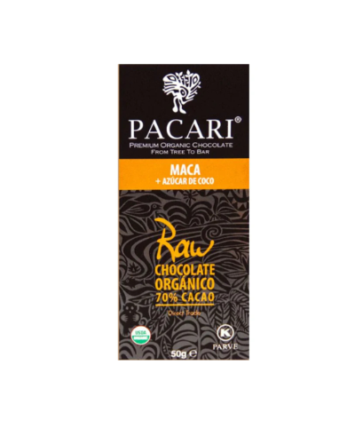 Chocolate con maca 70% 50 g Pacari