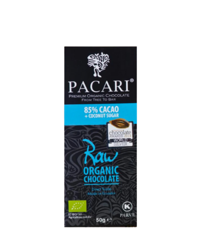 Chocolate raw 85% 50 g Pacari