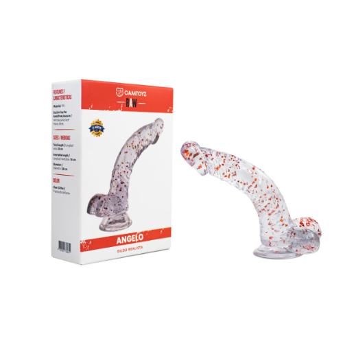 DILDO ANGELLO TRANSPARENTE