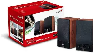 Parlantes Genius USB Wooden Stereo