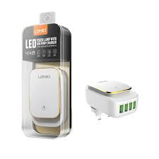 Cargador Led USB de 4 puertos