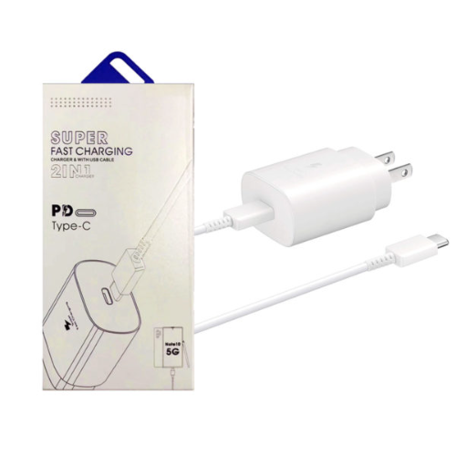 Cargador Samsung, Super Fast Charging 2 in 1 , TIPO C.