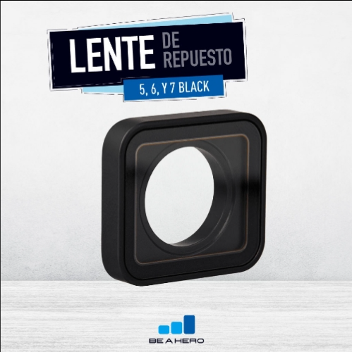 Lente de repuesto gopro 5/6/7 black