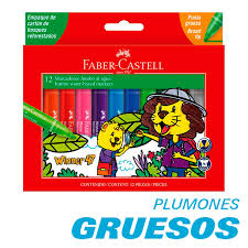PLUMONES JUMBO FABER CASTELL