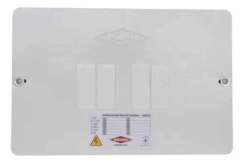 Caja Breaker Induma 3 Circuitos