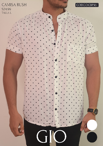CAMISA BLANCA P/NEGRO