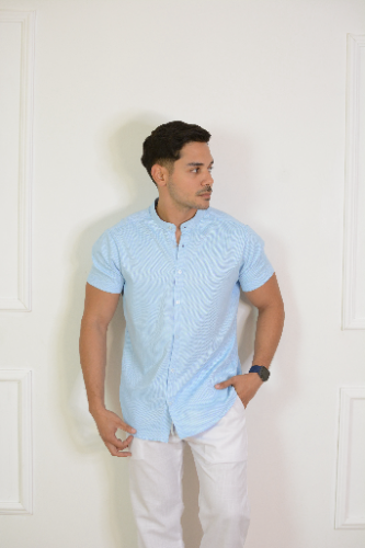 CAMISA AZUL CLARO