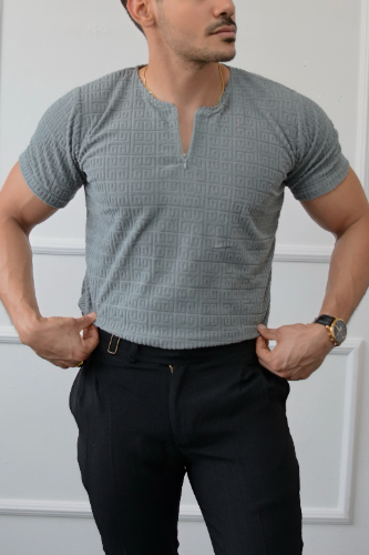 POLO C/C GRIS FLOCK